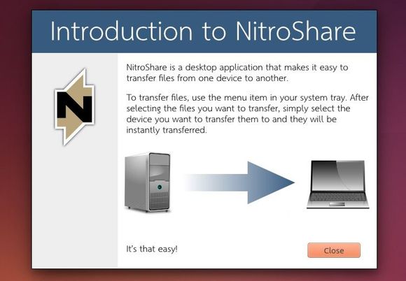 nitroshare - передача файлов по локальной сети