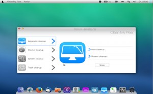 Очистка системы Pear OS 8 с помощью утилиты Clean My Pear