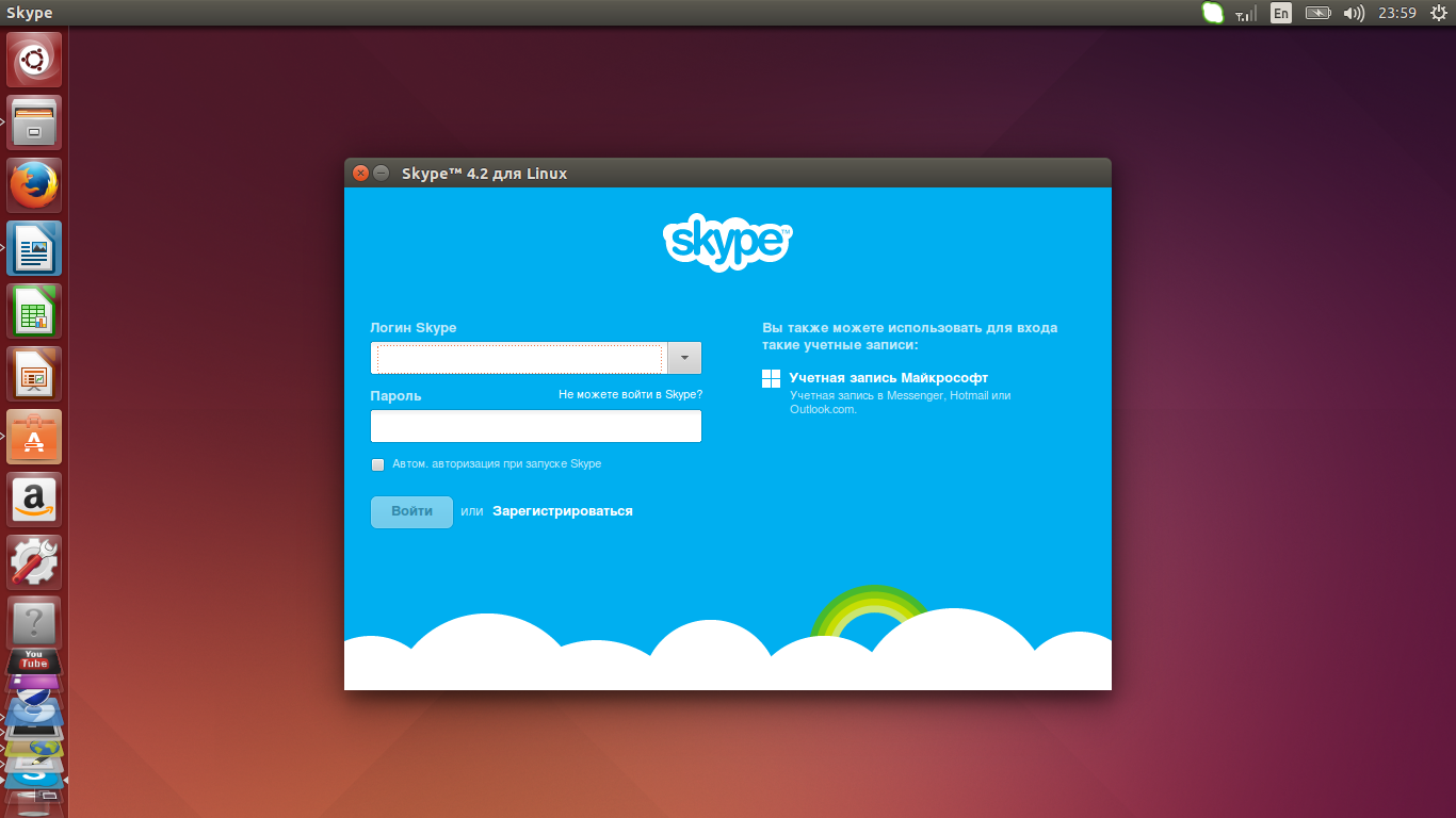 Установка Skype в Ubuntu 14.04