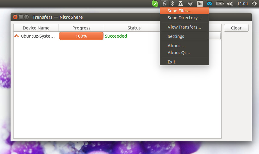 NitroShare 0.3 - программа для простой передачи файлов