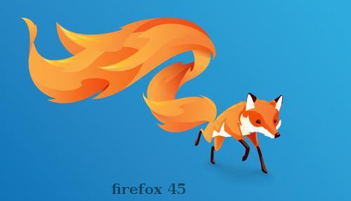 Firefox обновился до версии 45